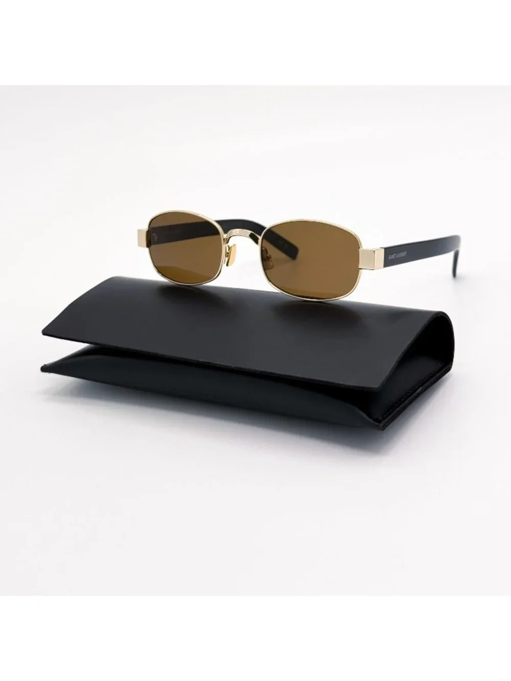 New Saint Laurent Sunglasses SL706 001 Black Brown Unisex Eyewear